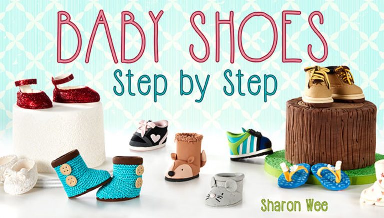 Variety of baby shoes