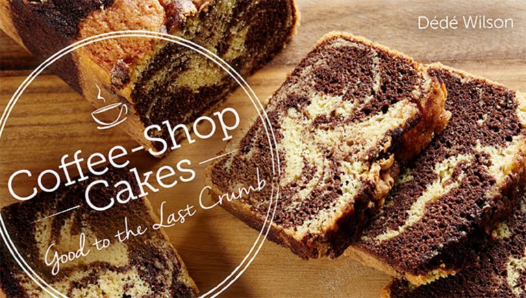Homemade coffee-shop style cake