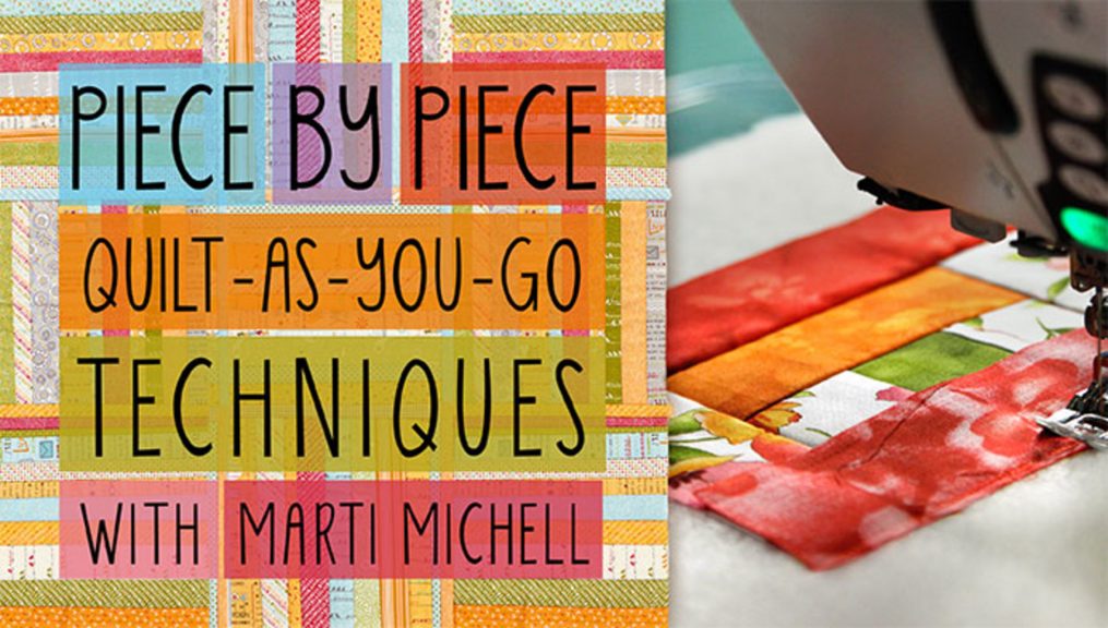 Fabric piece quilting