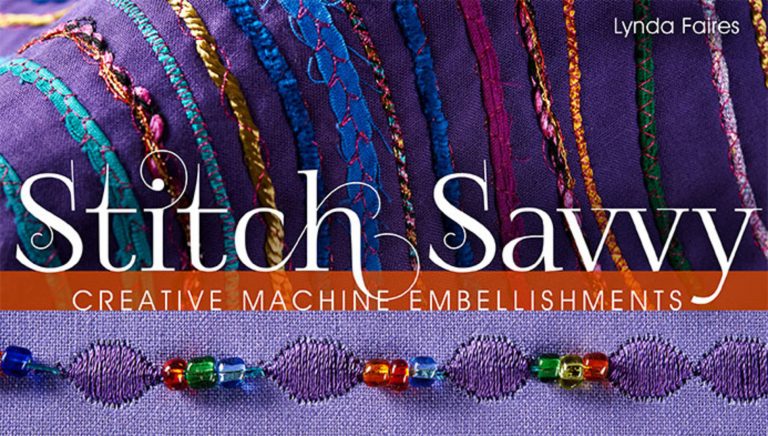 Machine stitching embellishment