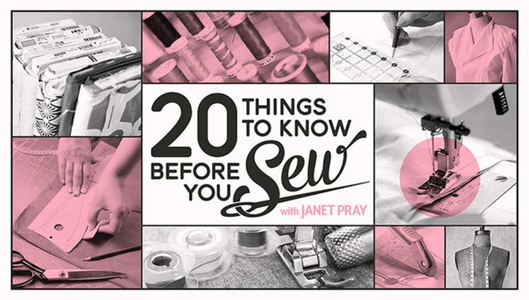 20 Things to Know Before you Sew Ad