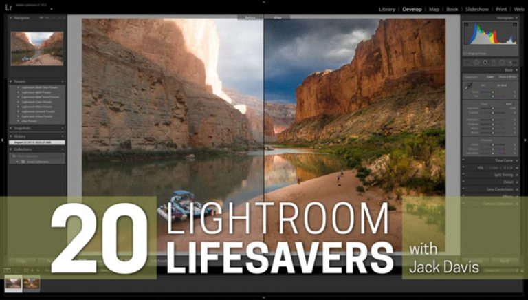 20 Lightroom Lifesavers Ads with computer background