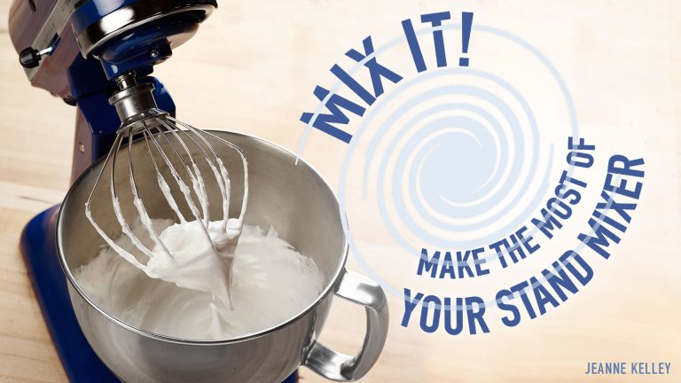 Stand mixer with frosting