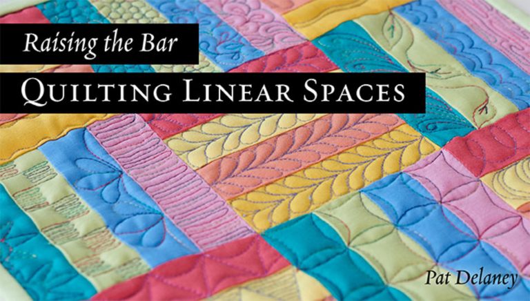 Colorful linear quilting