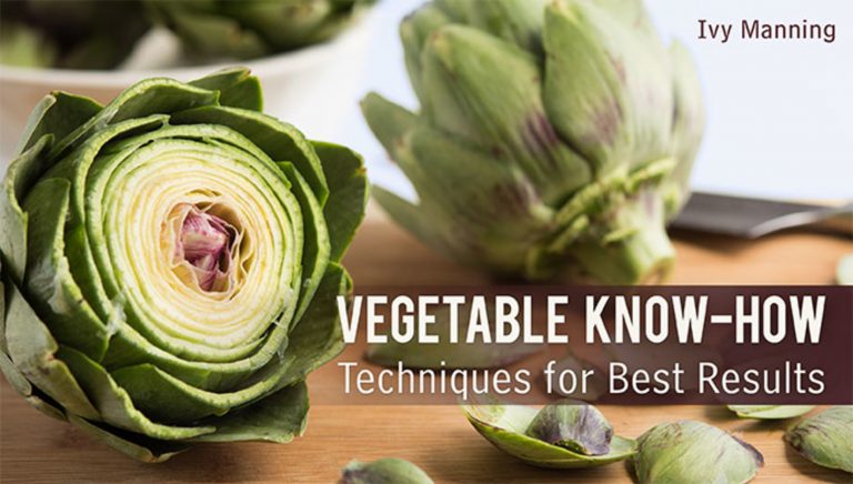 Vegetable Know How ad with artichokes