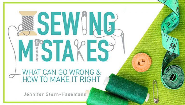 Sewing Mistakes ad with sewing items around