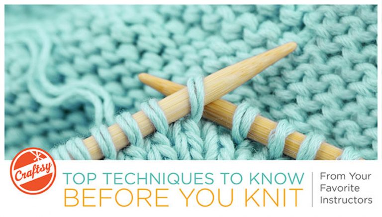 Knitting techniques class