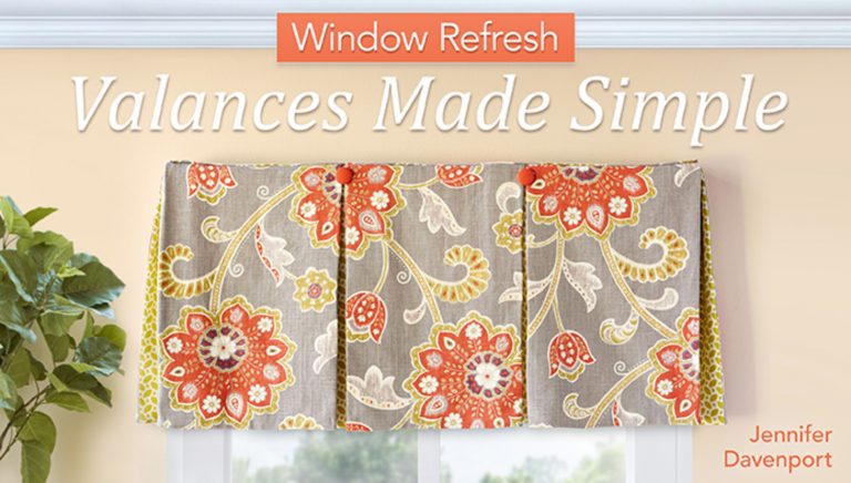 Valances made simple text on top of flower curtains