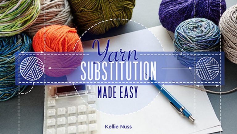 Yarn Substitution Text on balls of colorful yarn