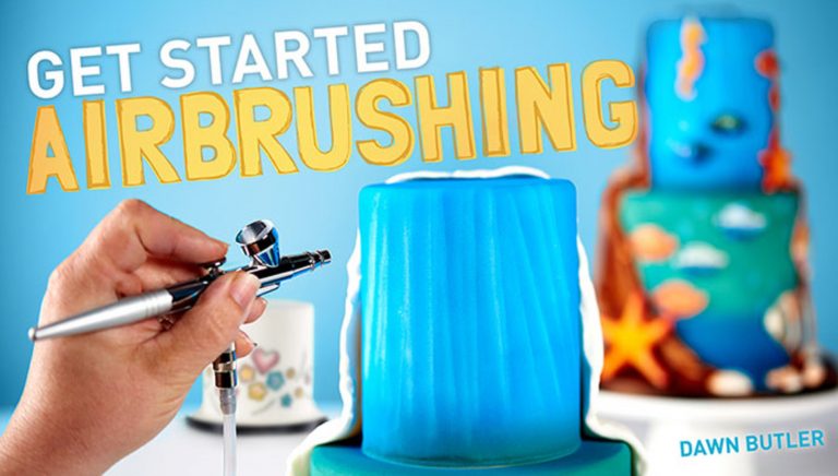 Cake airbrushing