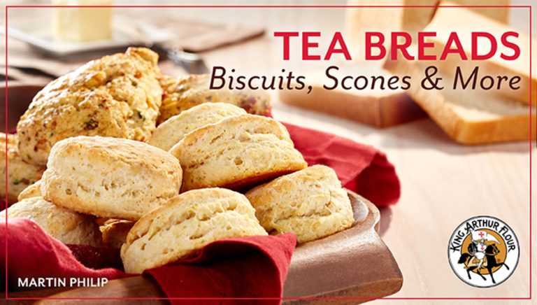 Scones and biscuits in a basket