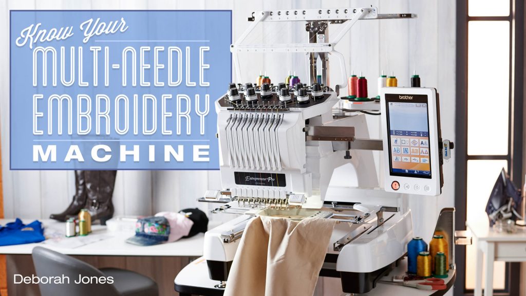 Multi-needle embroidery machine