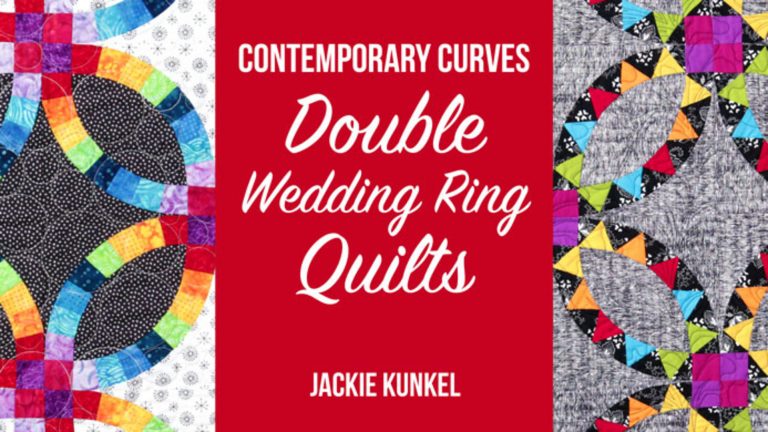 Double wedding ring quilts
