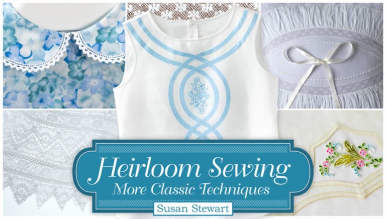 Variety of heirloom sewing images