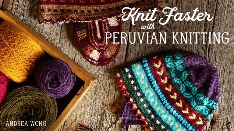 Peruvian knitting hat