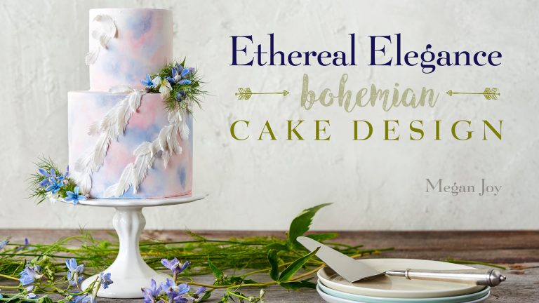 Bohemian cake design