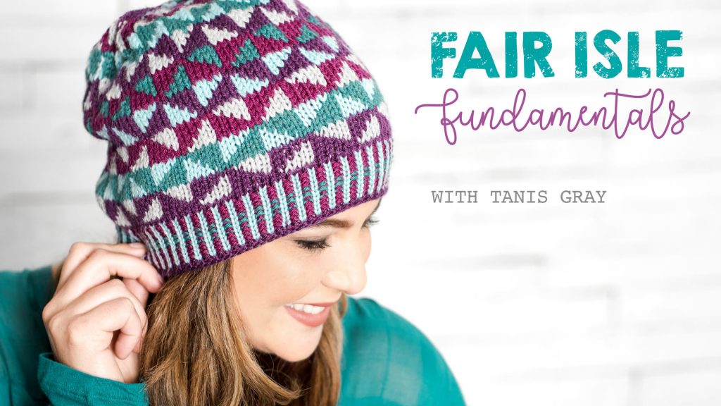 Fair isle knit hat