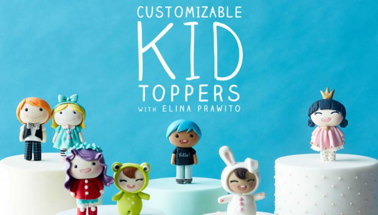 Kid cake toppers
