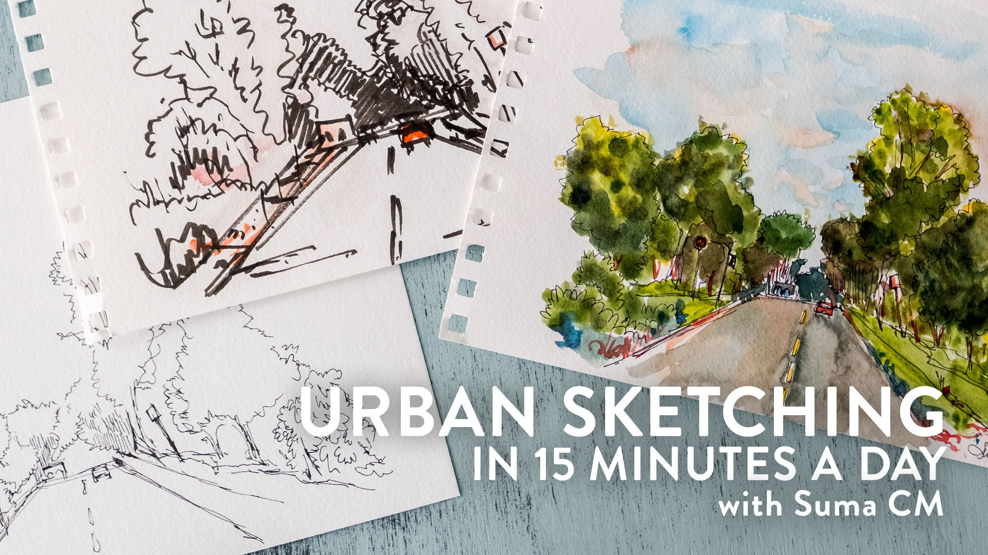 Urban Sketching Pen  Wash Course  Short Courses Sydney
