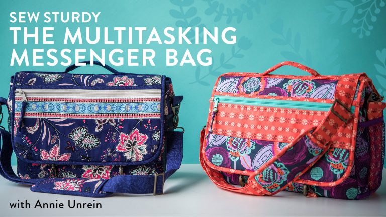 Sewn messenger bag