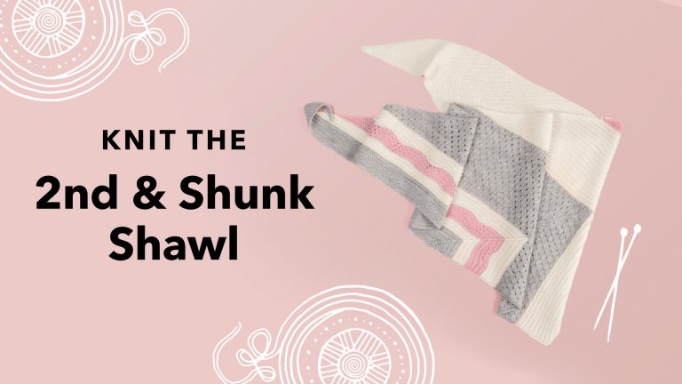 Knit shawl