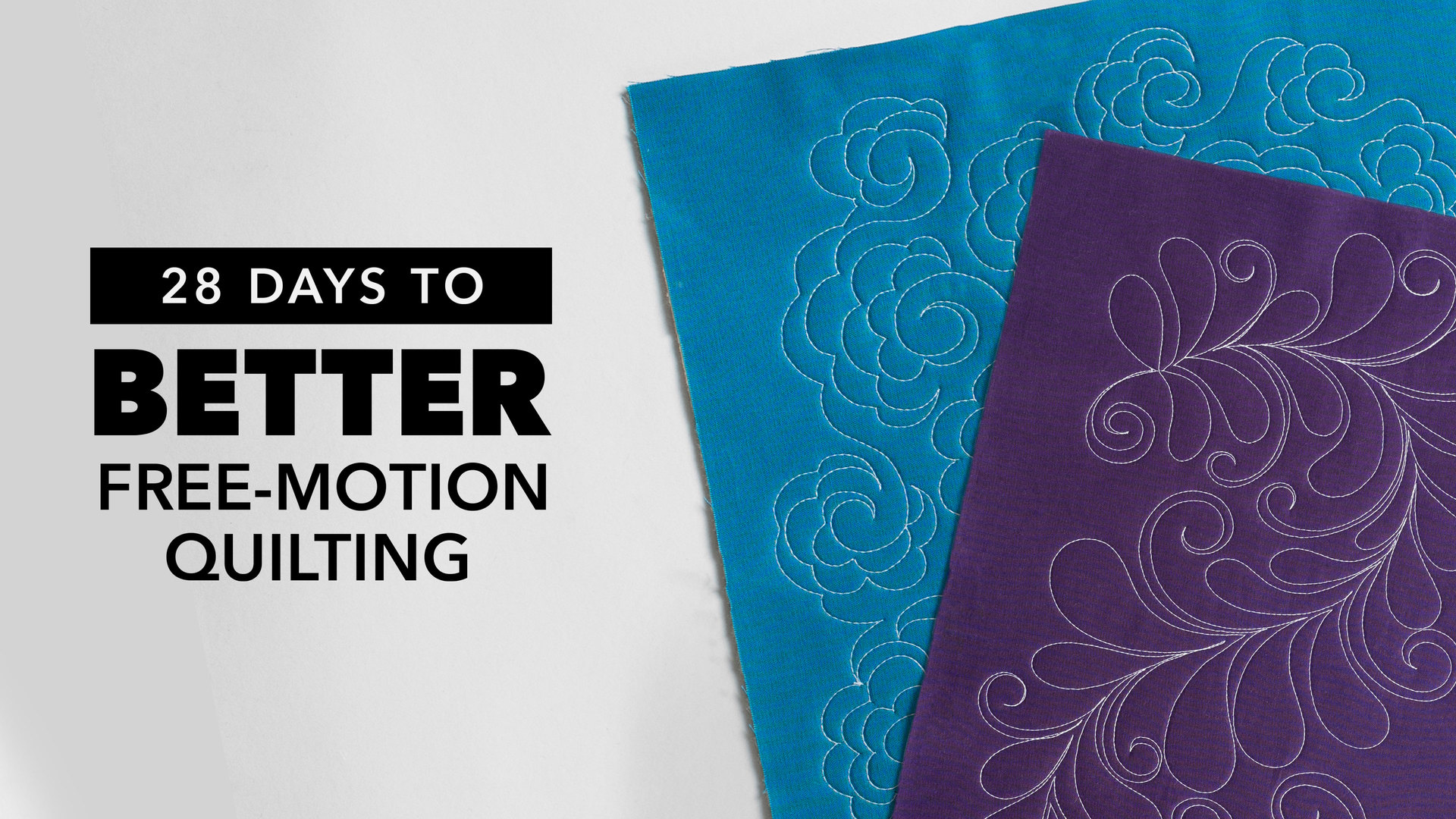 How to Free Motion Quilt Stippling or Meandering –