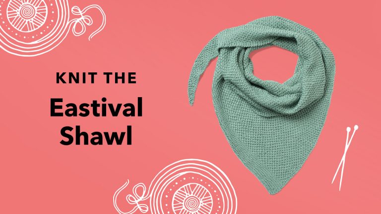 Knit shawl