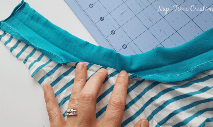 Illustration of Reinforced Loop-Tie Method For Durable Fabric Binding