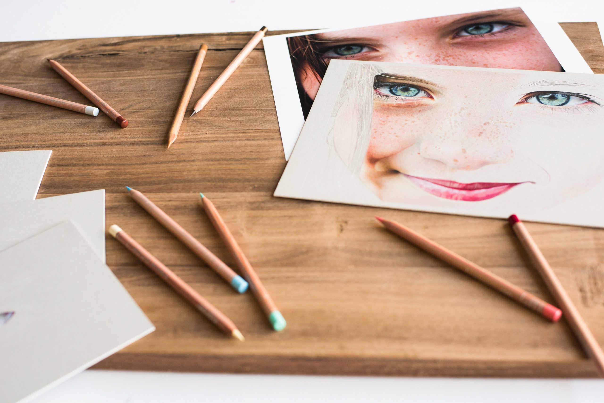 Skin Tone Colored Pencil Project Digital Download