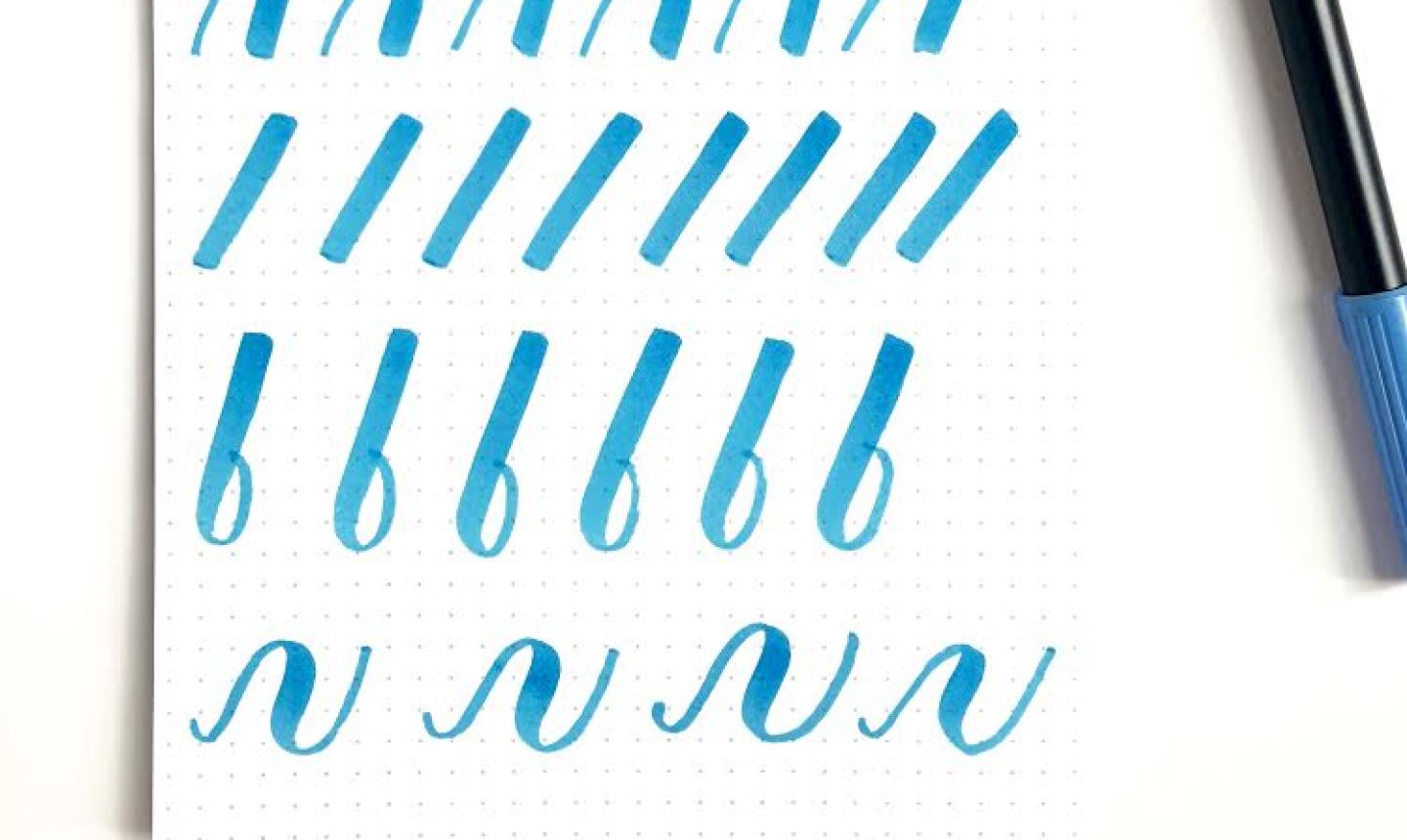 Brush Lettering Basics, Alphabets & Tips! - Smiling Colors