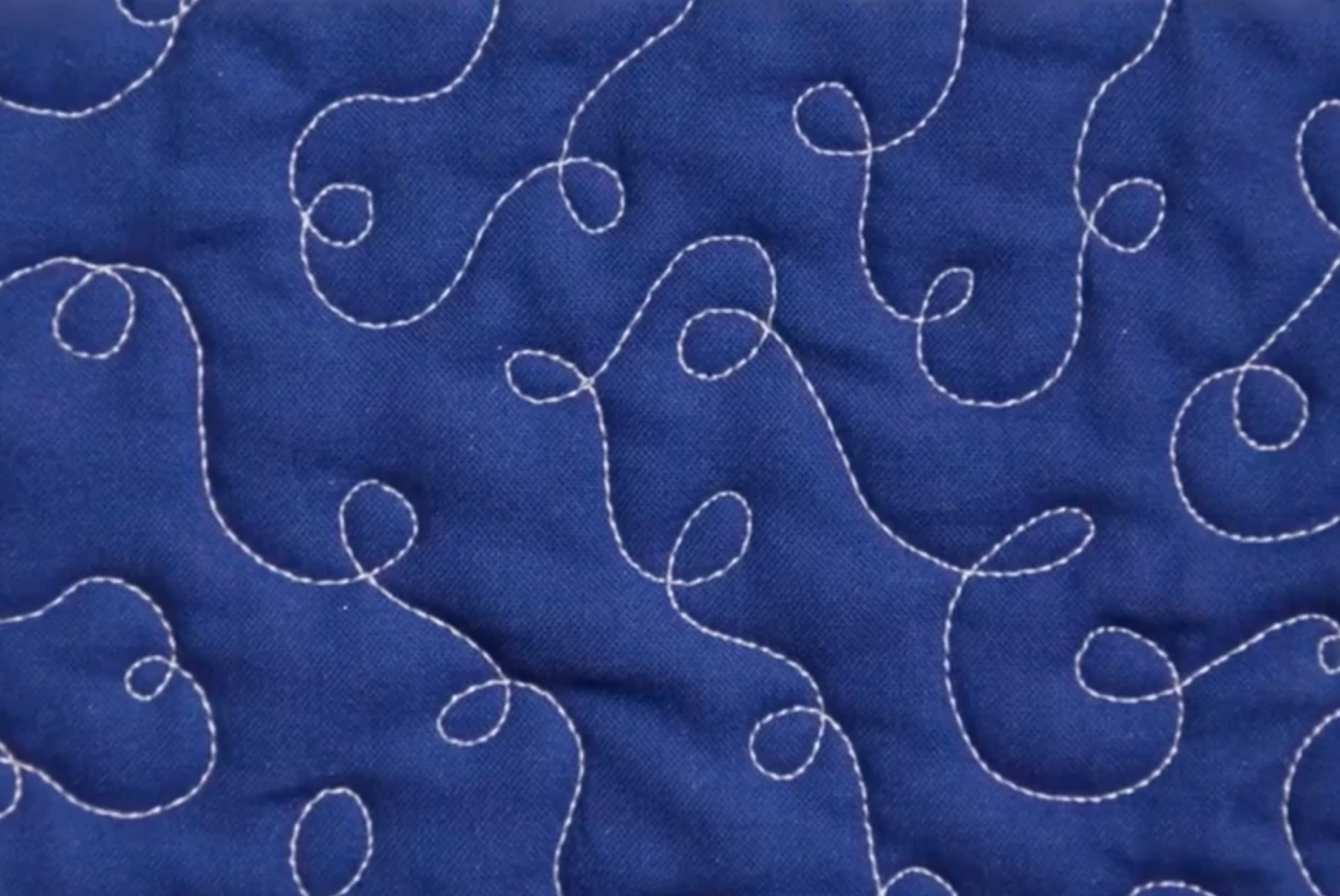 Loopy Meander Stencil - Intro to Free Motion Quilting 