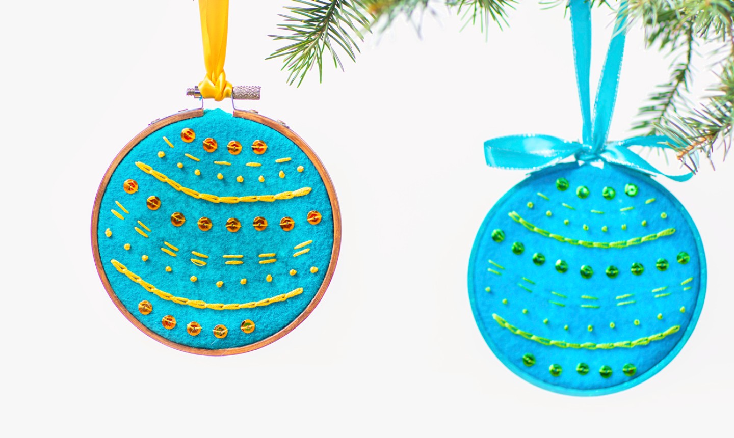 Embroidered Ornaments: Add Sparkle to Your Tree