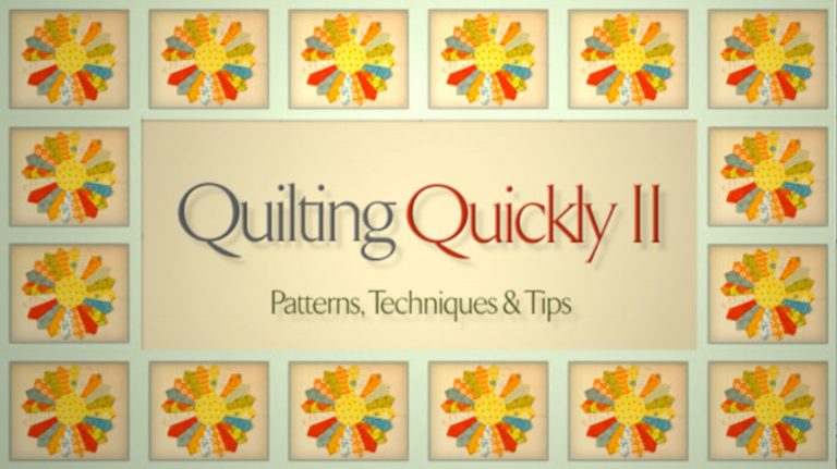 Quilting Quickly Class Ad
