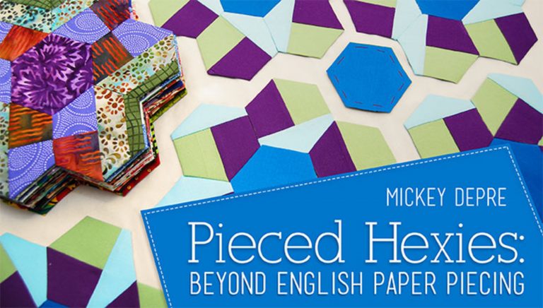 Pieced hexagons