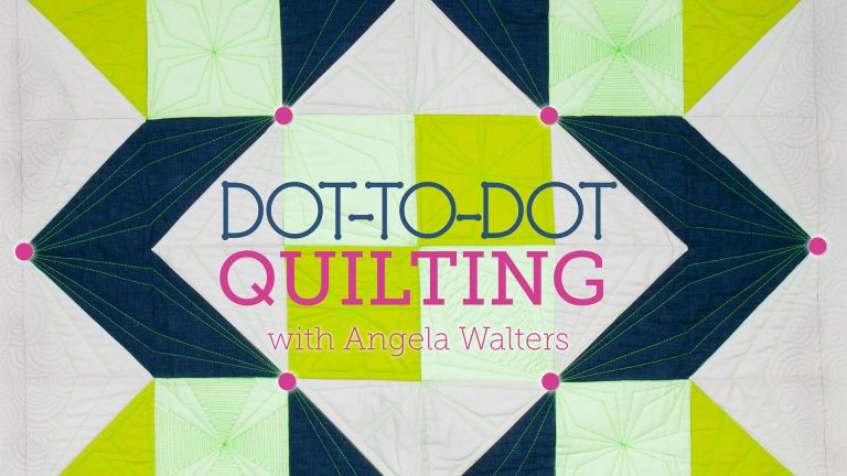 Dot to dot quilting