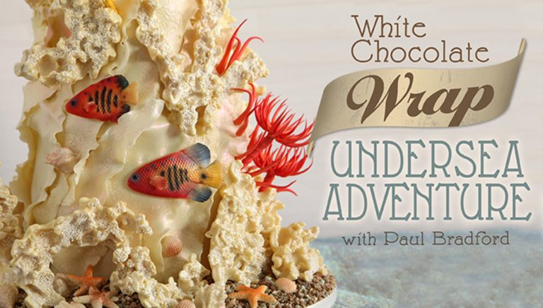 White chocolate under the sea cake
