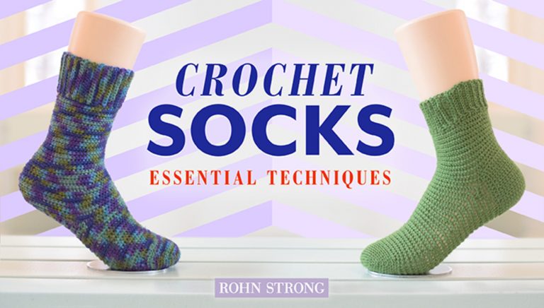 Two different crochet socks
