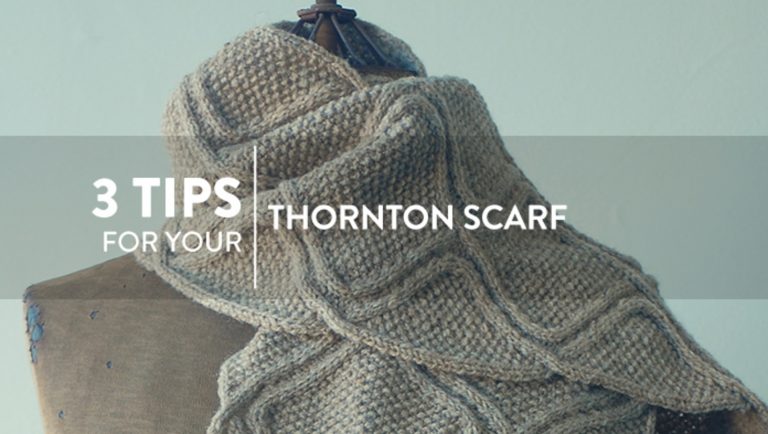 Thorton scarf on a form