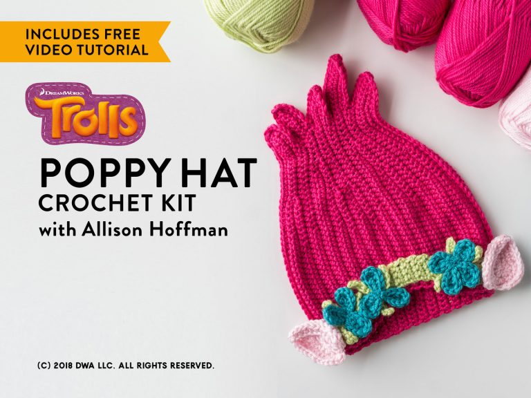 Crochet Poppy Trolls Hat