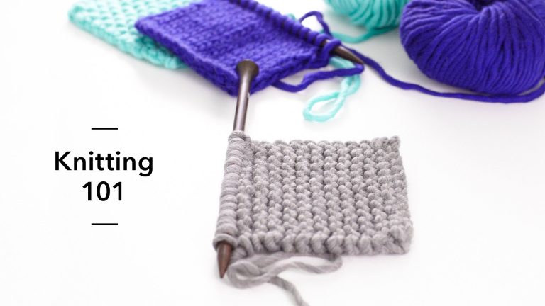 Knitting squares