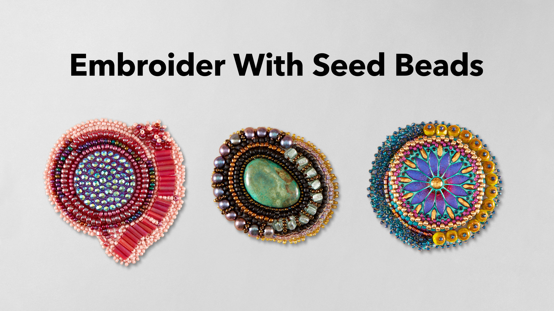 Embroider With Seed Beads
