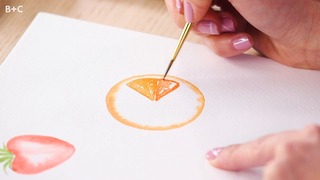 Painting Fruit Slices