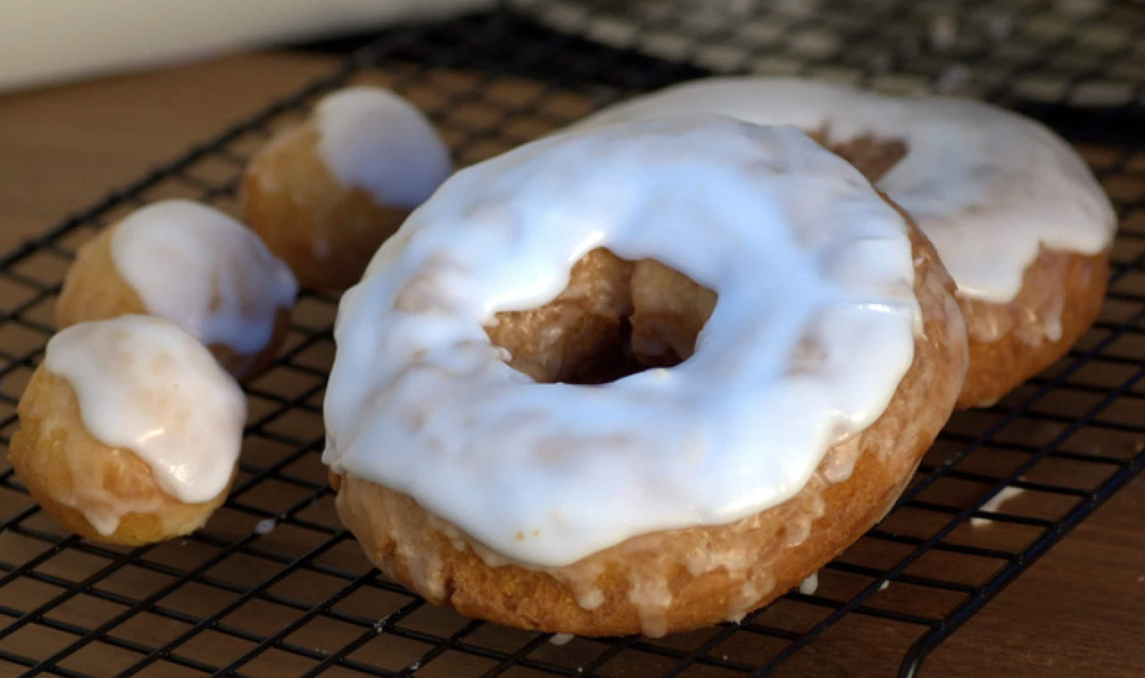 donuts with glow in the dark icing