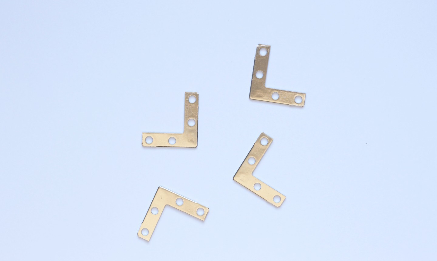 four metal brackets