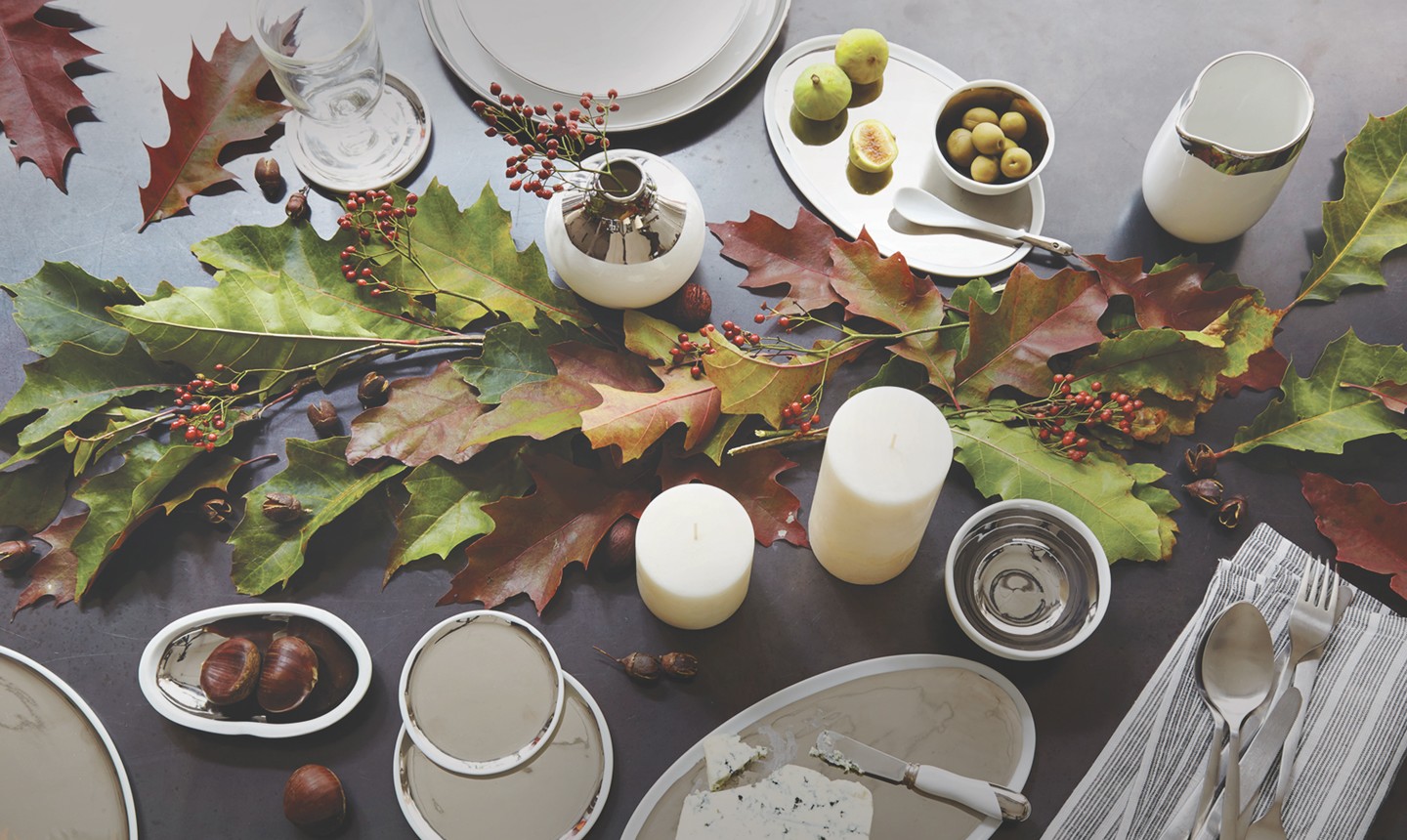 holiday natural table