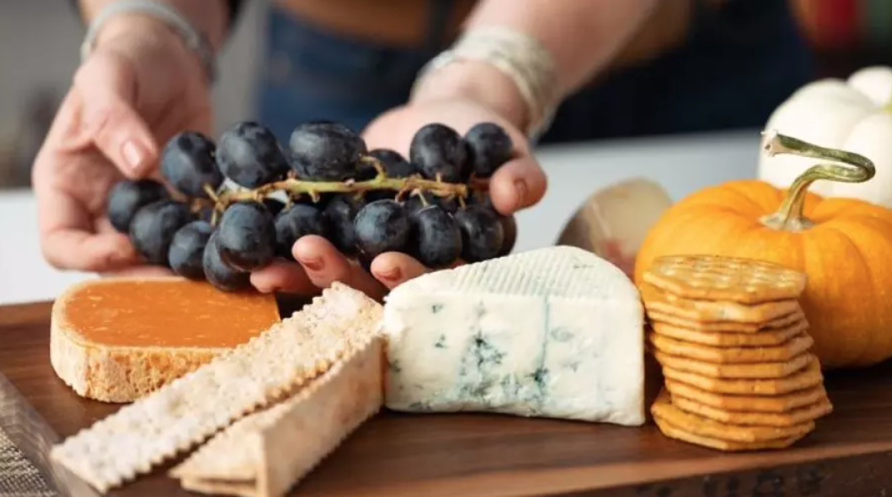 making a cheese plate