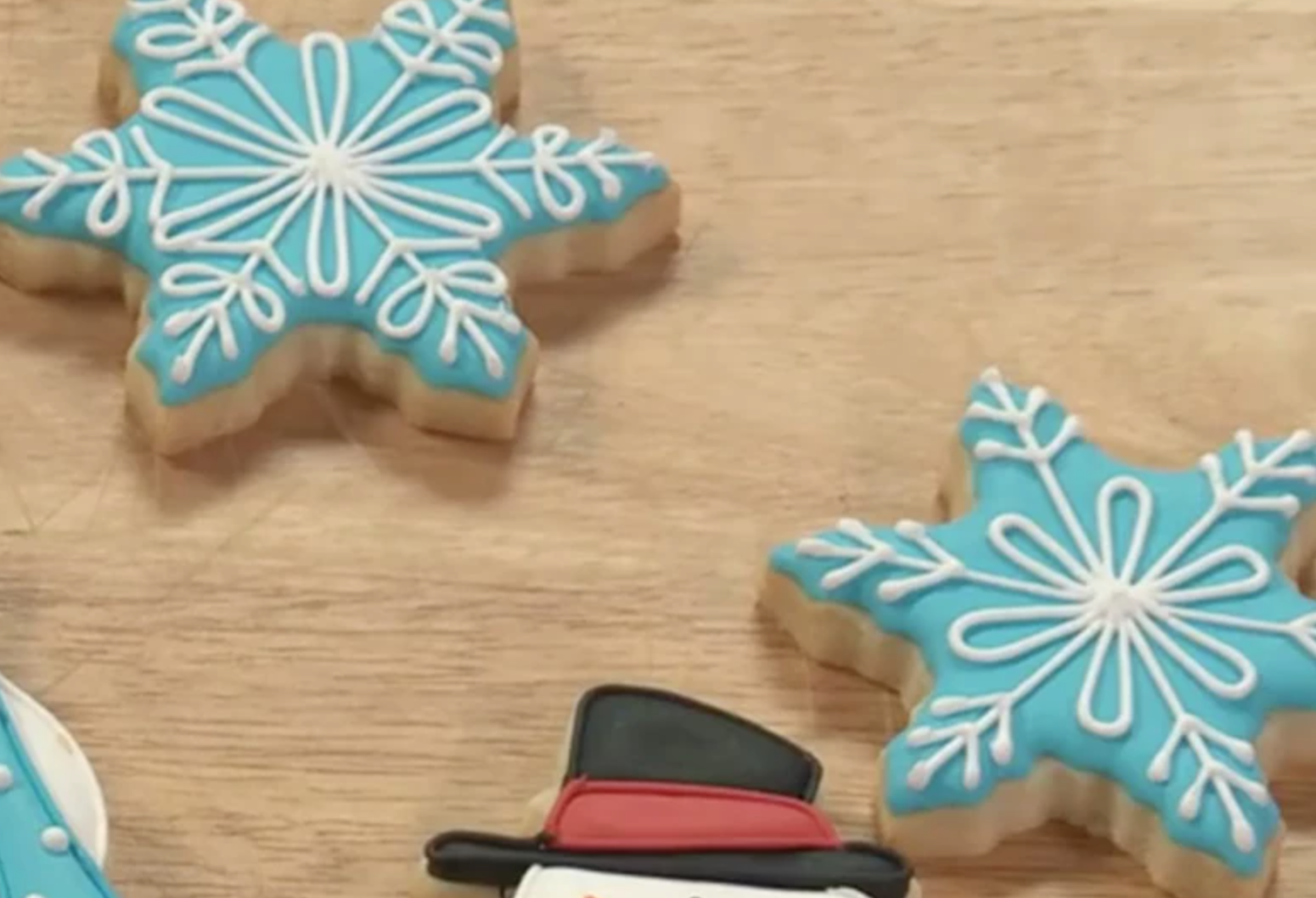 snowflake cookies