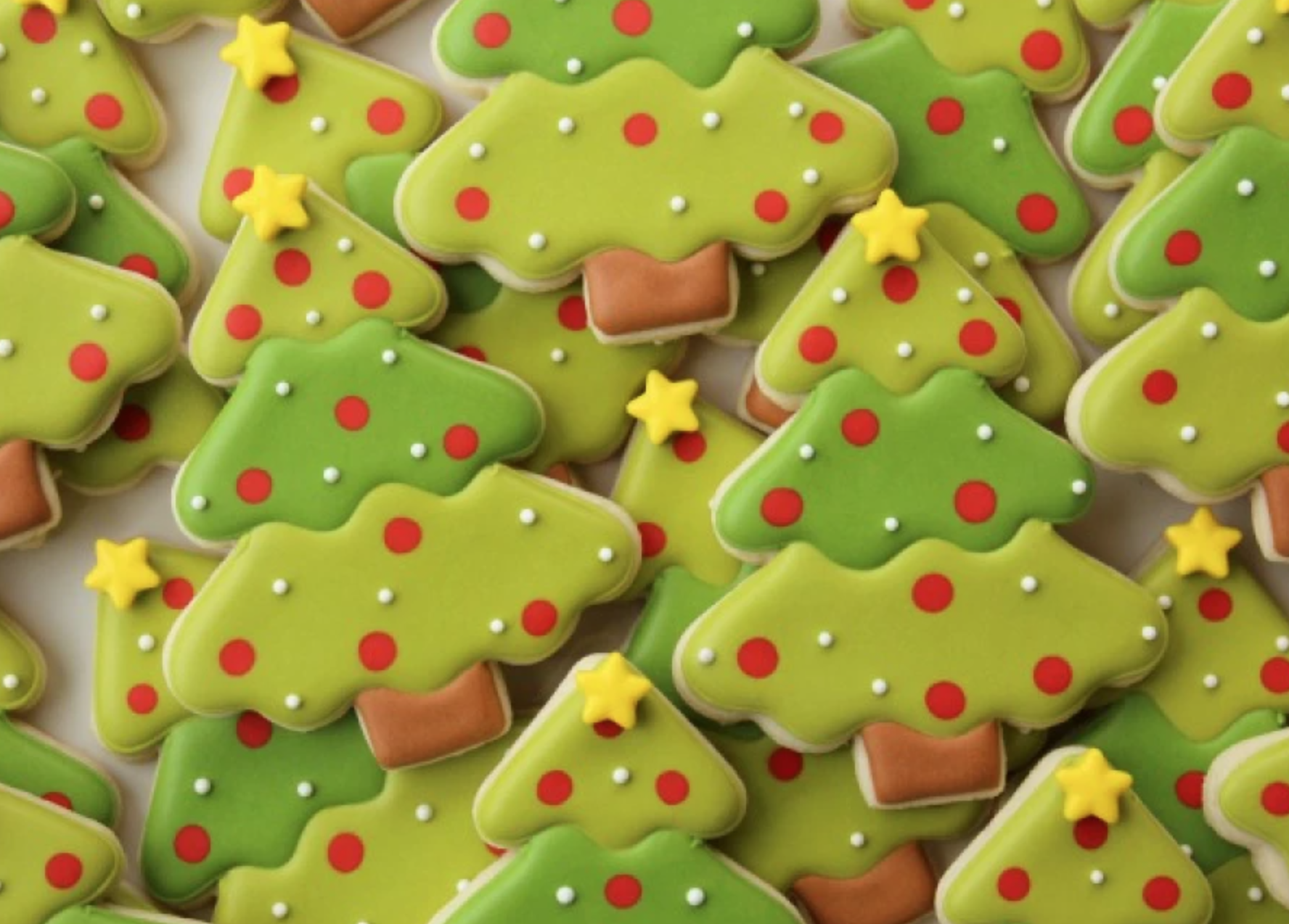 christmas tree cookies