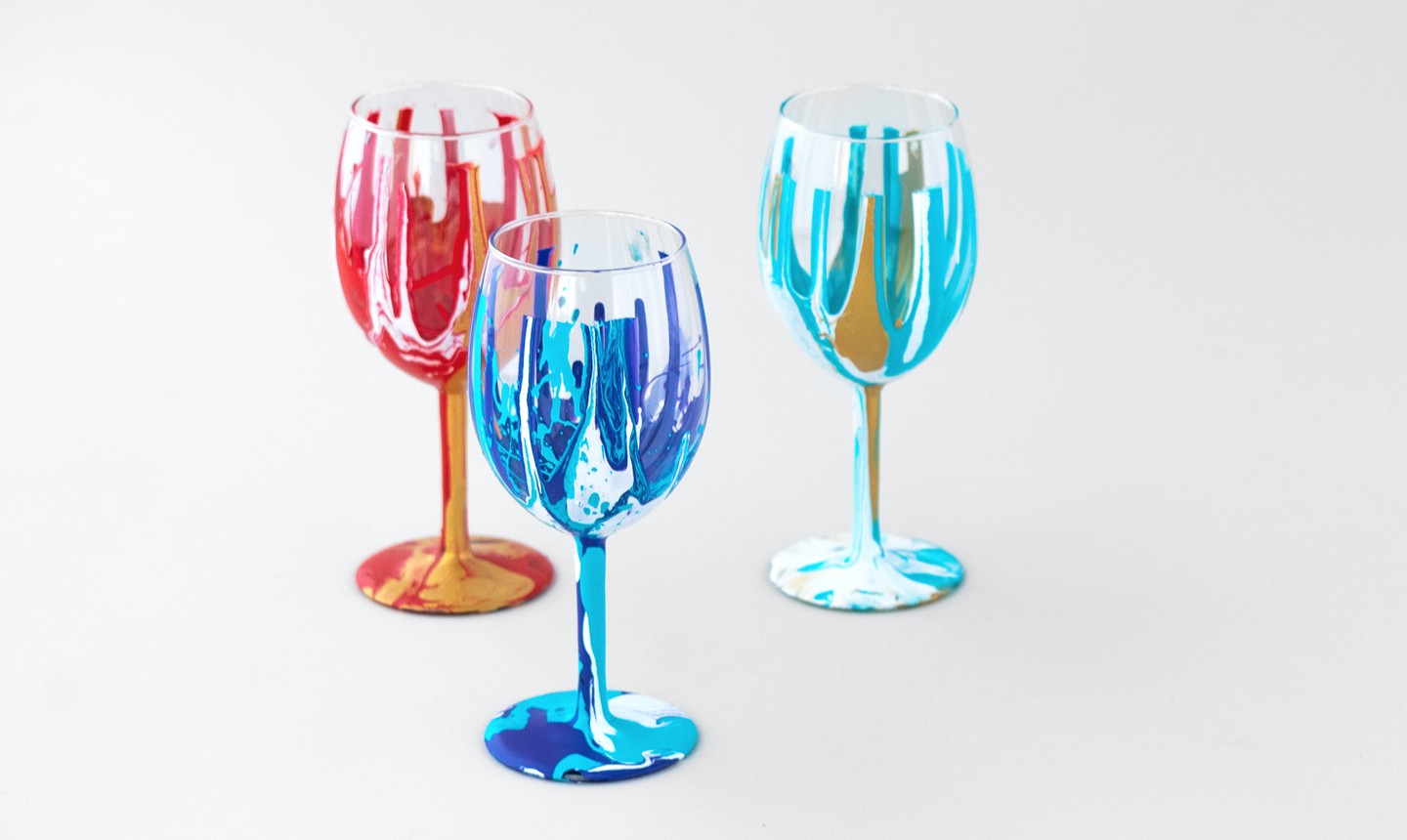 Go Color Crazy With DIY Pop Art Wine Glasses | Craftsy