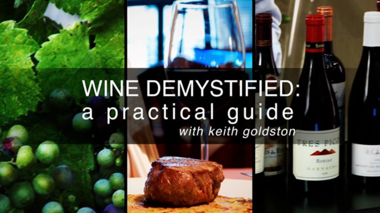 Collage of wine and steak
